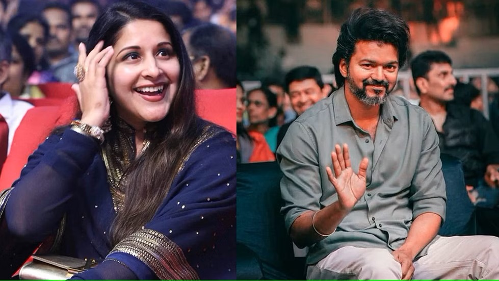 விஜய் மனைவி சங்கீதா இப்போ எங்க இருக்காங்க தெரியுமா?? வெளியானது வீடியோ…