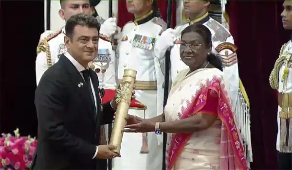 அஜித்துக்கு பத்மபூஷன் விருதை வழங்கிய…மத்திய அரசு