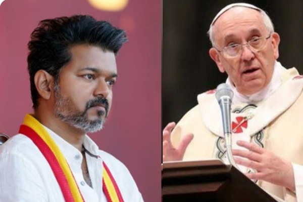 பாப்பரசர் பிரான்சிஸ் மறைவுக்கு விஜய் இரங்கல்