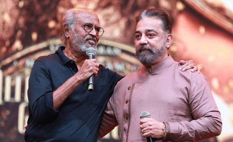 “சூப்பர் ஸ்டாரை பாசத்துடன் பாராட்டுகிறேன்” கமல் ஹாசன்