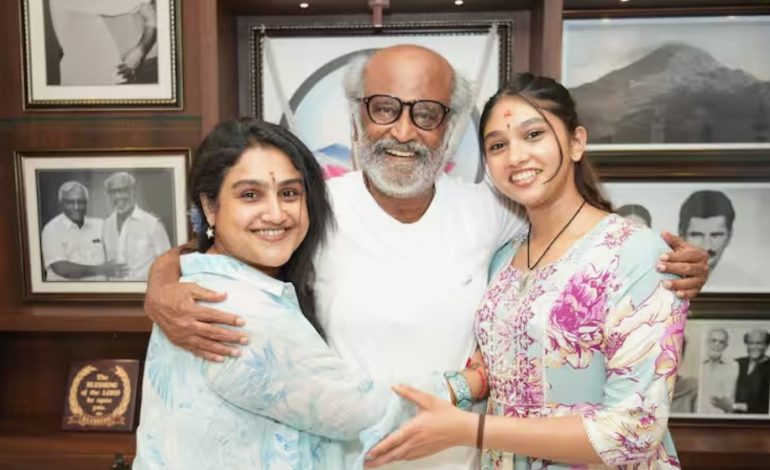 மகளுடன் சென்று ரஜினிகாந்தை சந்தித்த வனிதா விஜயகுமார்…