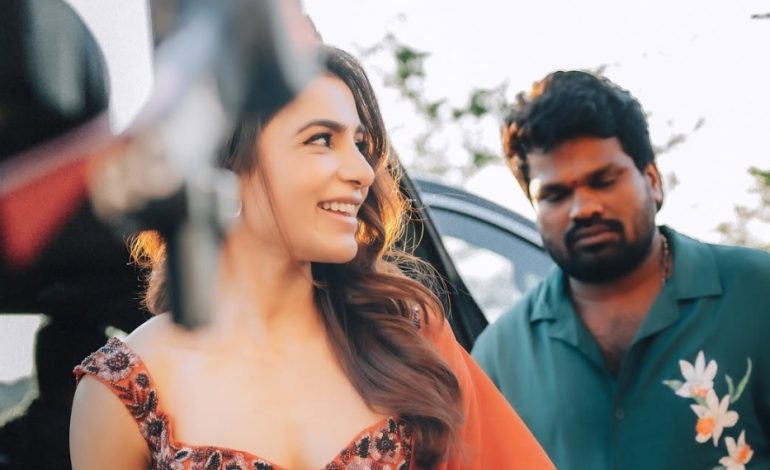 மார்டன் புடவையில் கலக்கும் நடிகை சமந்தா…லெட்டஸ் போட்டோஸ்