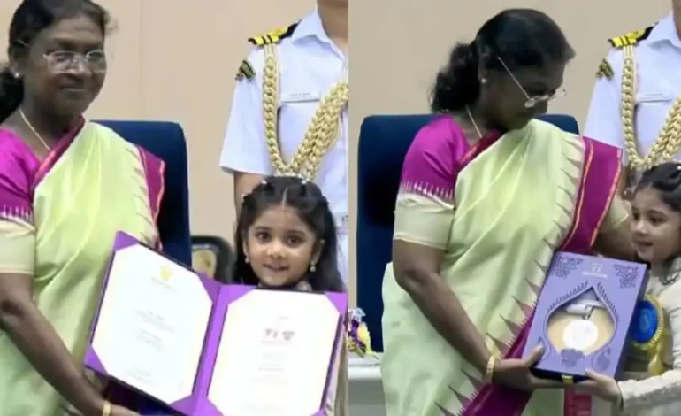 நான்கு வயதில் தேசிய விருது வென்ற த்ரிஷா தோசர்