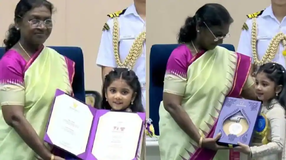 நான்கு வயதில் தேசிய விருது வென்ற த்ரிஷா தோசர்