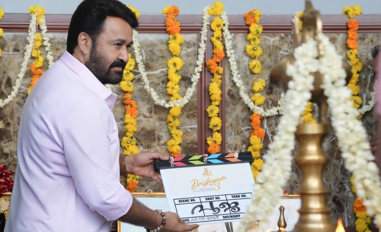 ‘திரிஷயம் 3’ படம் பூஜையுடன் ஆரம்பமானது