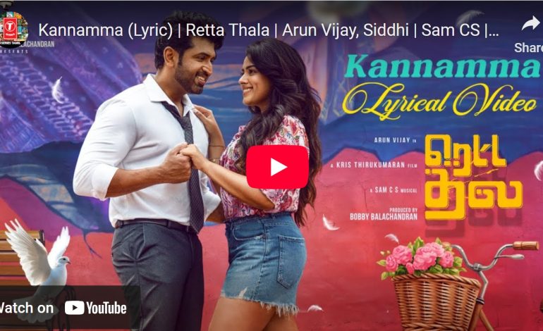 அருண் விஜய் படத்தில் தனுஷ் பாடிய பாடல் வெளியானது