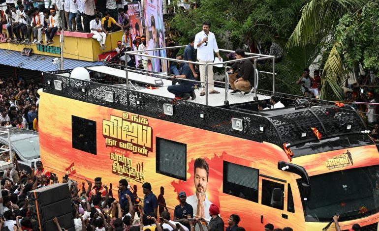 விஜய்யின் பிரச்சார பேருந்தை பறிமுதல் செய்ய நீதிமன்றம் அதிரடி உத்தரவு