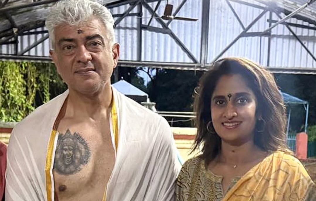 மார்பில் டாட்டூ குத்திக்கொண்ட அஜித்… வைரலாகும் புதிய புகைப்படங்கள்