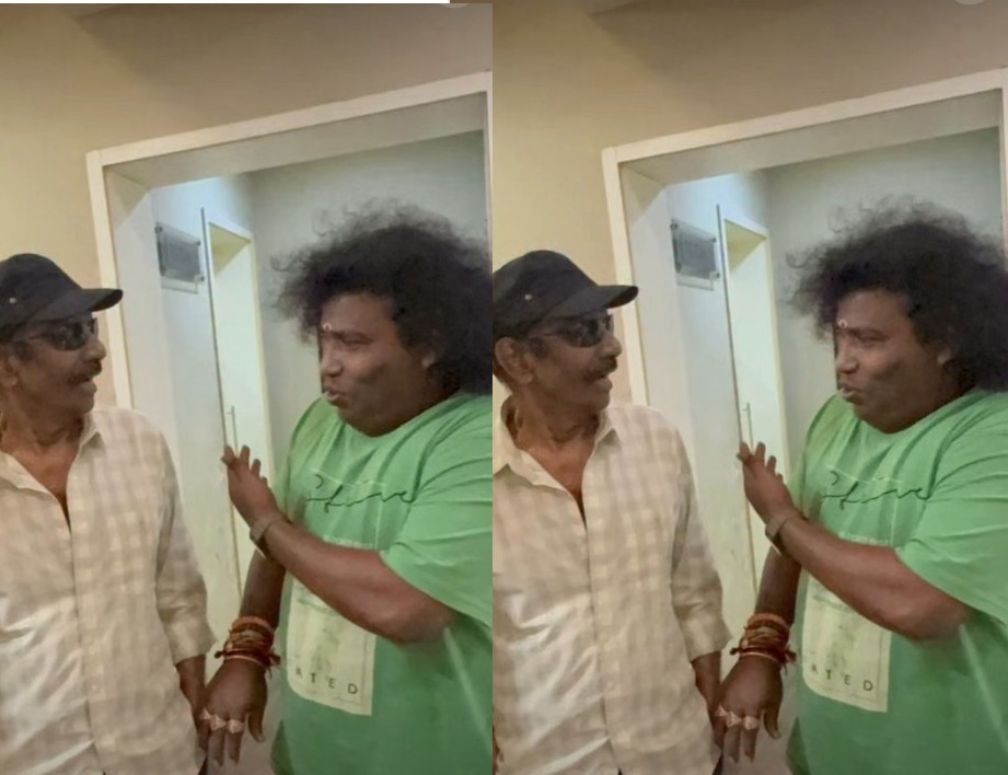 மீண்டும் இணையும் கவுண்டமணி – யோகி பாபு? வைரல் புகைப்படம்