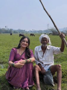 RaveenaDaha #Pongal2026 #RaveenaDahaLatest #VillagePongal #HalfSaree #NatureLove #FarmerRespect #TamilActress
