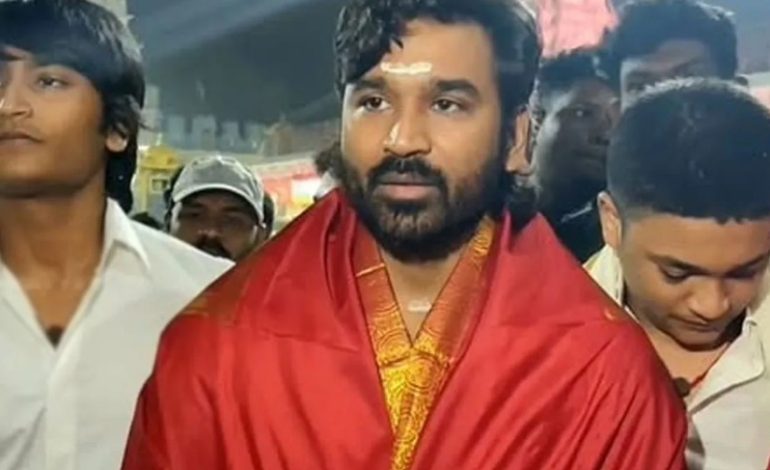 திருப்பதியில் தனுஷை சூழ்ந்த ரசிகர்கள்: மகன்களின் செயலால் நெகிழ்ந்த இணையதளம்!